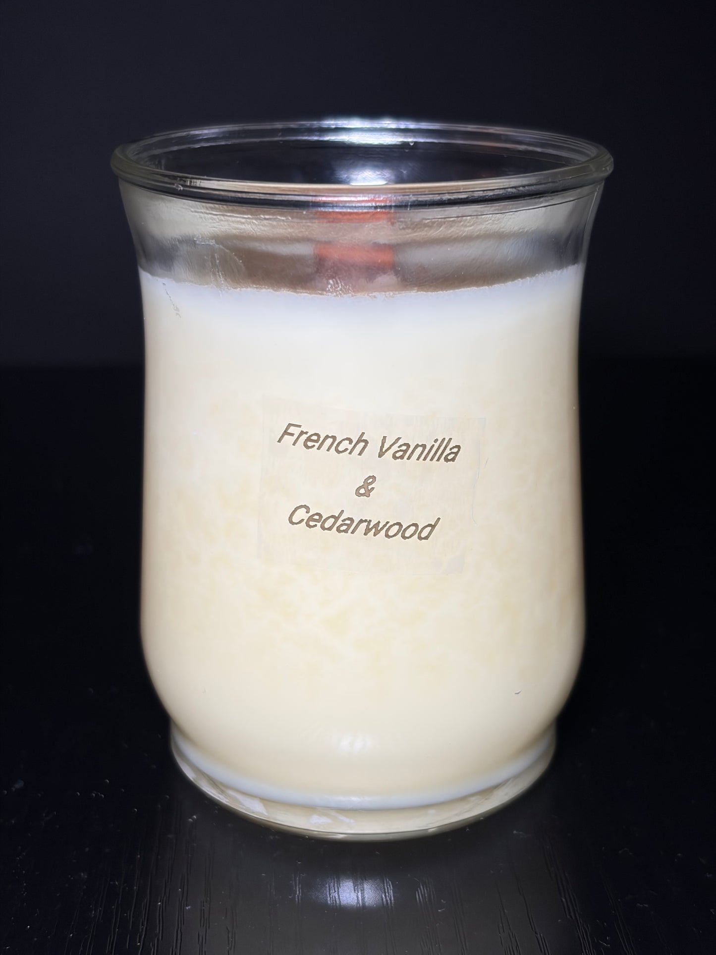 French Vanilla & Cedarwood Candle