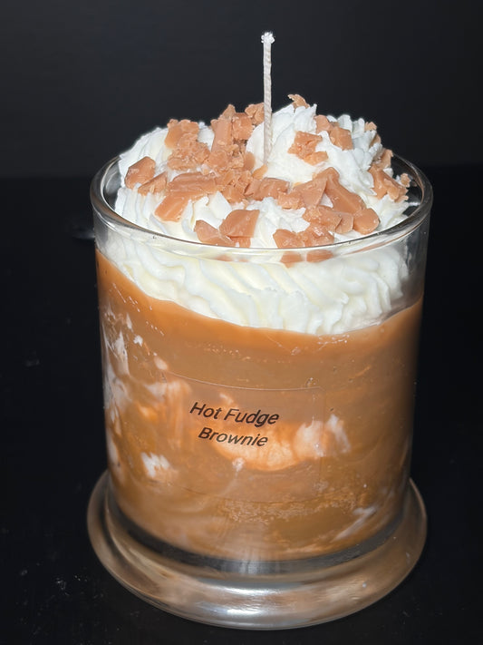Hot Fudge Brownie Candle