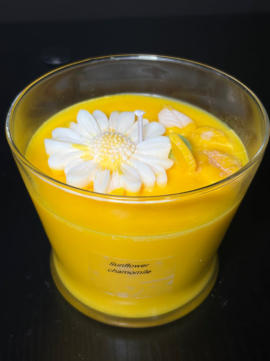 Sunflower Chamomile Candle